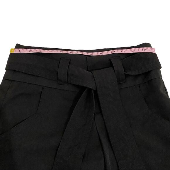 American Rag Juniors Size 1 CIE Black Wide Leg Pants With Removable Belt - Picture 9 of 13